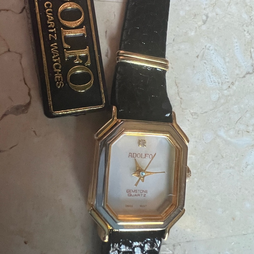 VINTAGE ADOLFO WOMAN’s WATCH - NEVER WORN!!!
